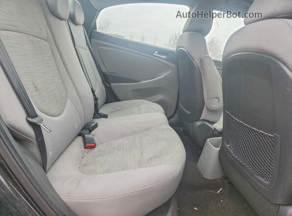 KMHCT4AEXHU380146 2017 HYUNDAI ACCENT Черный Вид задних сидений
