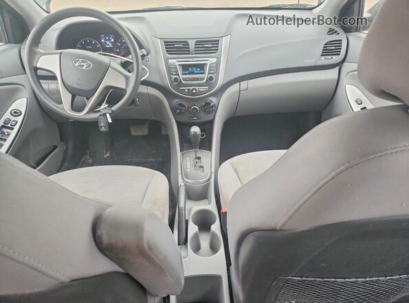 KMHCT4AEXHU380146 2017 HYUNDAI ACCENT Черный Вид панели приборов