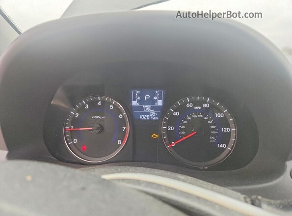 KMHCT4AEXHU380146 2017 HYUNDAI ACCENT Черный Вид щитка приборов