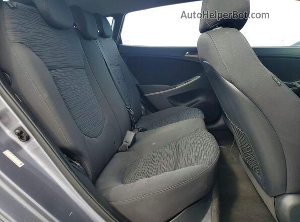 KMHCT5AE0HU310516 2017 HYUNDAI ACCENT Серый Вид задних сидений