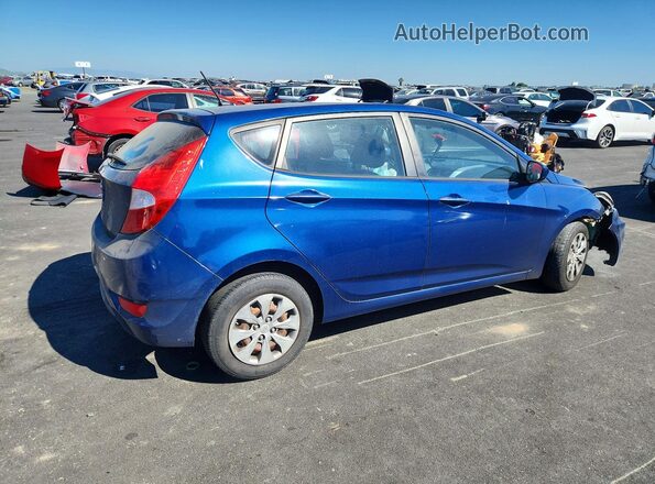 KMHCT5AE1GU243164 2016 HYUNDAI ACCENT Синий Задняя правая четверть