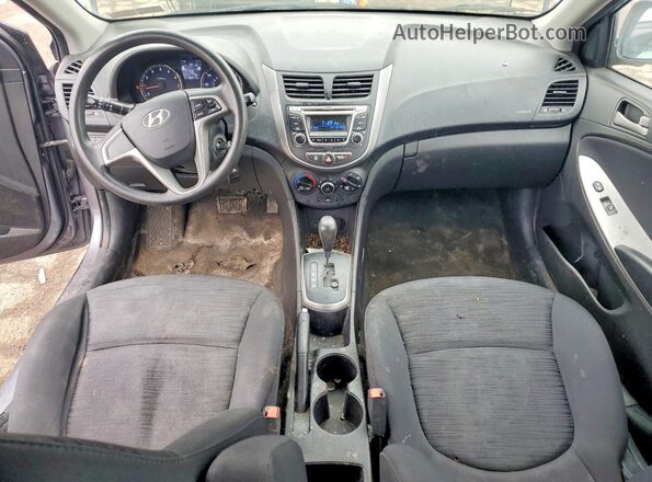 KMHCT5AE1HU320570 2017 HYUNDAI ACCENT Серый Вид панели приборов