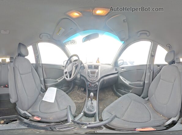 KMHCT5AE1HU320570 2017 HYUNDAI ACCENT Серый Панорамный вид салона 360°
