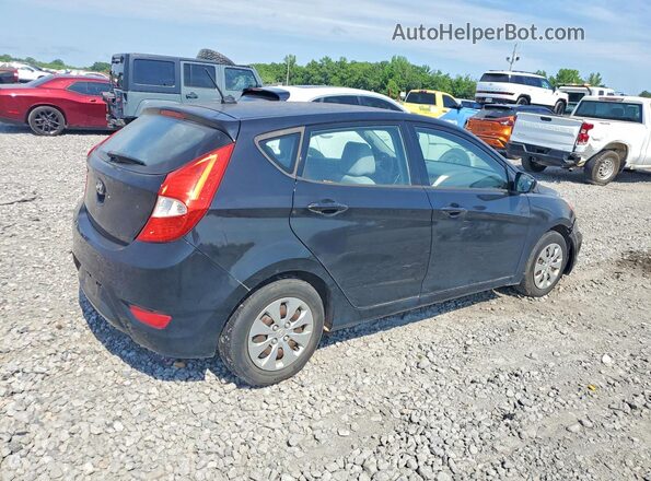KMHCT5AE1HU337577 2017 HYUNDAI ACCENT Черный Задняя правая четверть