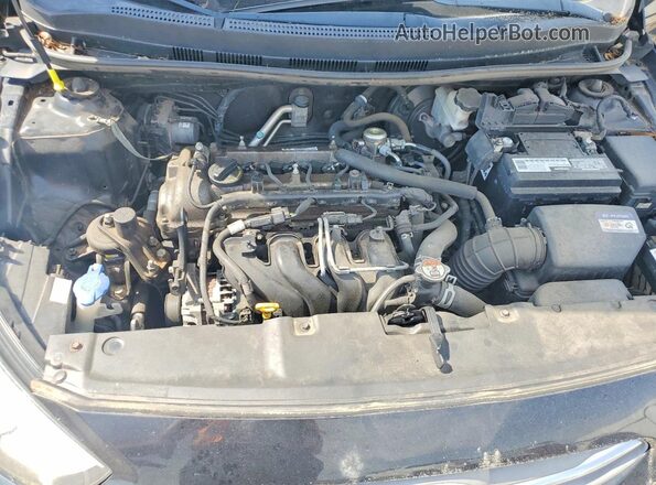 KMHCT5AE1HU337577 2017 HYUNDAI ACCENT Черный Вид задней части салона