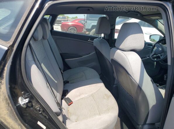 KMHCT5AE1HU337577 2017 HYUNDAI ACCENT Черный Вид задних сидений