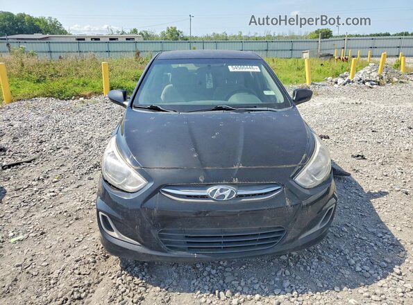 KMHCT5AE1HU337577 2017 HYUNDAI ACCENT Черный Вид спереди