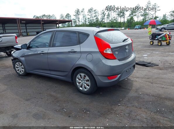 KMHCT5AE1HU345727 2017 HYUNDAI ACCENT Gray Tył lewy