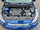 2017 Hyundai Accent Se Синий vin: KMHCT5AE3HU331635