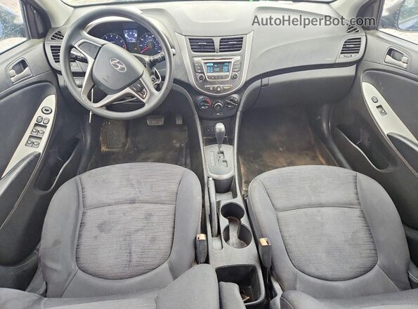 KMHCT5AE3HU331635 2017 HYUNDAI ACCENT Синий Вид панели приборов