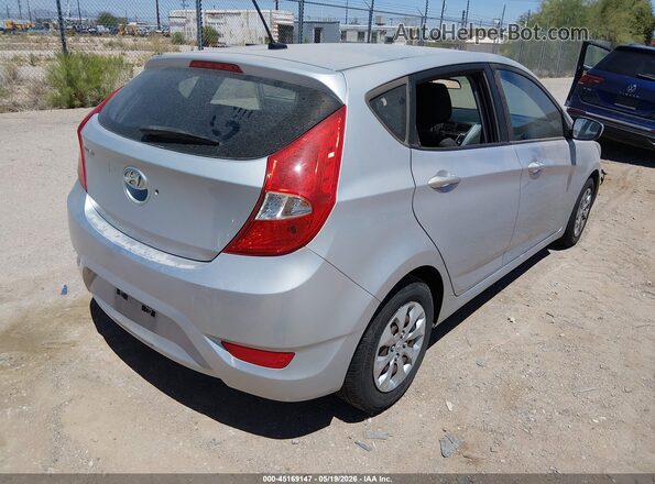 KMHCT5AE4GU283528 2016 HYUNDAI ACCENT Silver Rear right