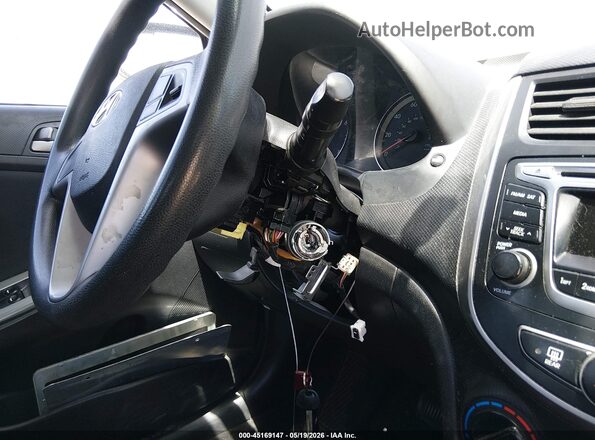 KMHCT5AE4GU283528 2016 HYUNDAI ACCENT Silver Instrument cluster view