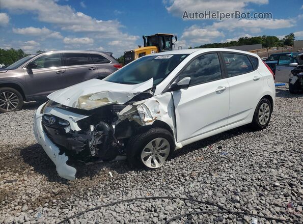 KMHCT5AE5GU272800 2016 HYUNDAI ACCENT White Przód lewy
