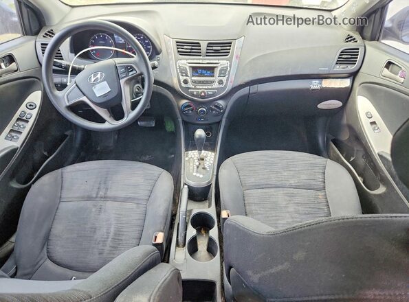 KMHCT5AE5GU289046 2016 HYUNDAI ACCENT Серый Вид панели приборов