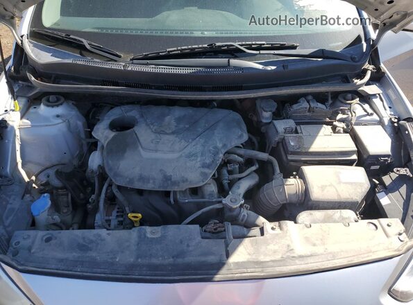 KMHCT5AE5HU336836 2017 HYUNDAI ACCENT Серебряный Вид задней части салона