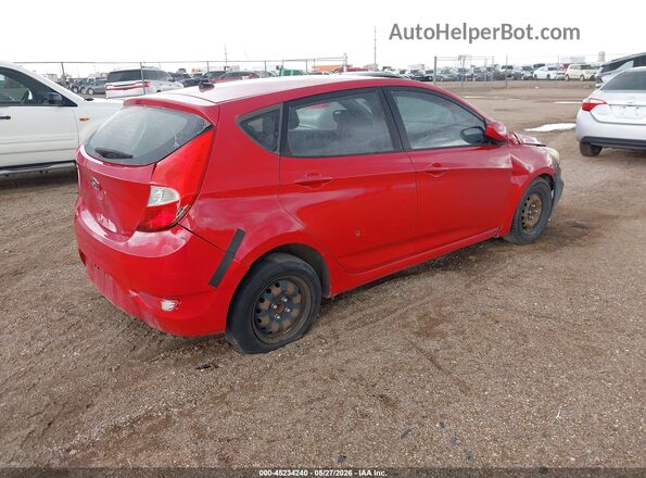 KMHCT5AE6GU259702 2016 HYUNDAI ACCENT Красный Задняя правая четверть