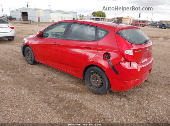 KMHCT5AE6GU259702 2016 HYUNDAI ACCENT Красный Задняя левая четверть