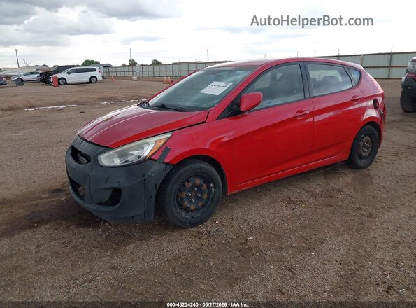 KMHCT5AE6GU259702 2016 HYUNDAI ACCENT Красный Передняя левая четверть