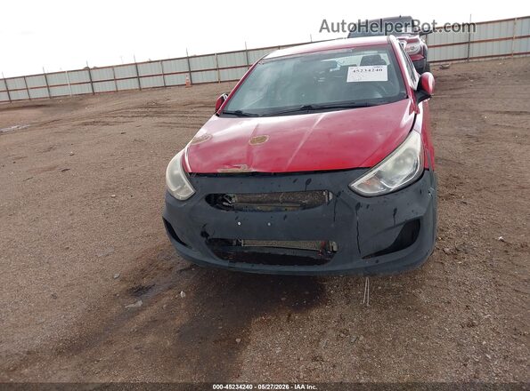 KMHCT5AE6GU259702 2016 HYUNDAI ACCENT Красный Вид спереди