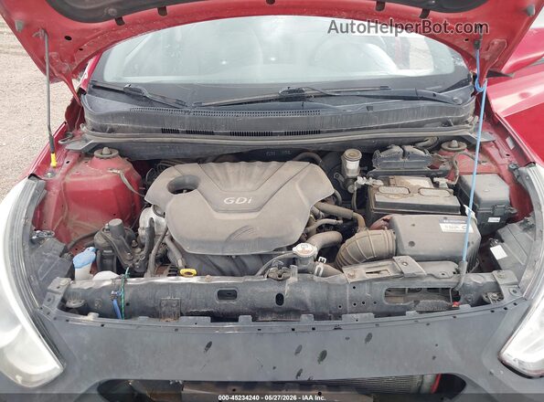 KMHCT5AE6GU259702 2016 HYUNDAI ACCENT Красный Вид сзади
