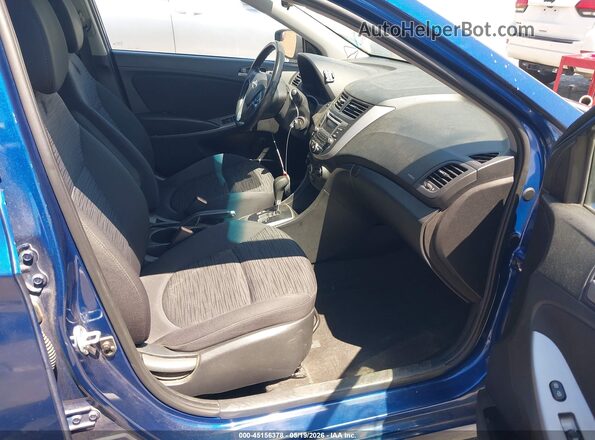 KMHCT5AE7GU290716 2016 HYUNDAI ACCENT Blue Вид салону спереду