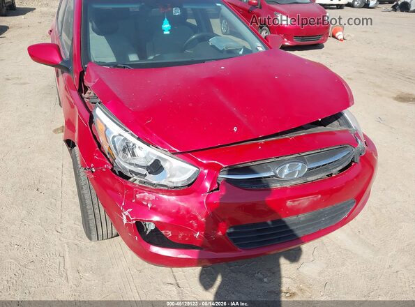 KMHCT5AE8GU238740 2016 HYUNDAI ACCENT Красный Вид спереди