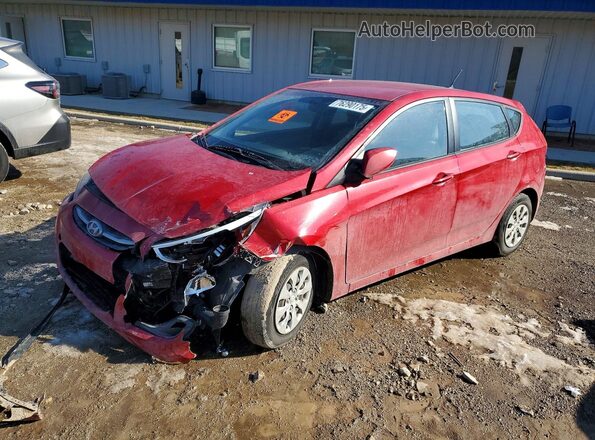 KMHCT5AE8GU266568 2016 HYUNDAI ACCENT Красный Передняя левая четверть