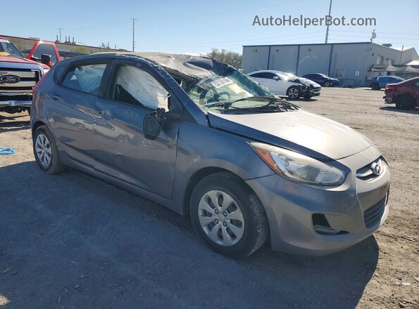 KMHCT5AE8GU275433 2016 HYUNDAI ACCENT Серебряный Передняя правая четверть