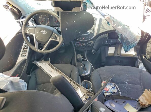 KMHCT5AE8GU275433 2016 HYUNDAI ACCENT Серебряный Вид панели приборов