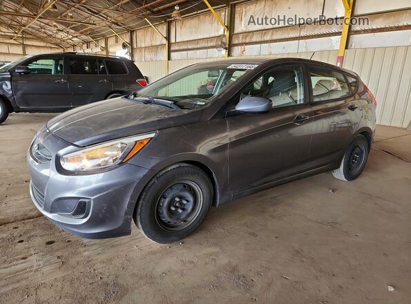 KMHCT5AE8HU326074 2017 HYUNDAI ACCENT Серый Передняя левая четверть
