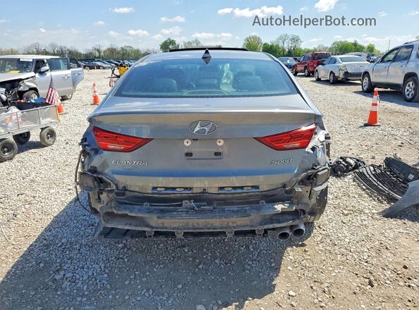 KMHD04LB0JU680526 2018 HYUNDAI ELANTRA Green Widok z tyłu