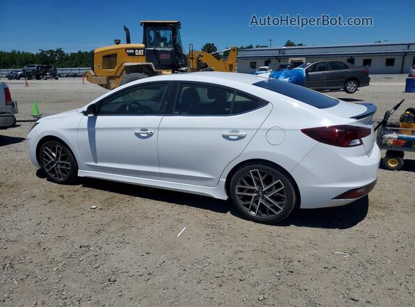KMHD04LB2LU056357 2020 HYUNDAI ELANTRA White Tył lewy