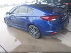 2019 Hyundai Elantra Sport Синий vin: KMHD04LB4KU861131