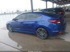 2019 Hyundai Elantra Sport Синий vin: KMHD04LB4KU861131