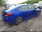 2019 Hyundai Elantra Sport Синий vin: KMHD04LB4KU886949