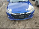 2019 Hyundai Elantra Sport Синий vin: KMHD04LB4KU886949