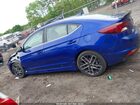2019 Hyundai Elantra Sport Синий vin: KMHD04LB4KU886949