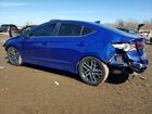 2020 Hyundai Elantra Sport Синий vin: KMHD04LB4LU074035