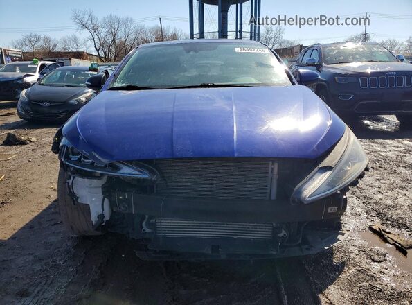 KMHD04LB4LU074035 2020 HYUNDAI ELANTRA Синий Вид спереди