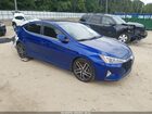 2020 Hyundai Elantra Sport Синий vin: KMHD04LB4LU993615