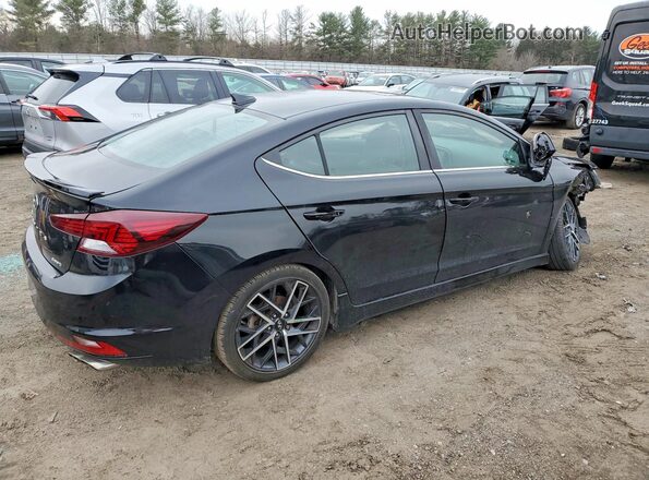 KMHD04LB9LU086004 2020 HYUNDAI ELANTRA Черный Задняя правая четверть