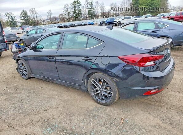 KMHD04LB9LU086004 2020 HYUNDAI ELANTRA Черный Задняя левая четверть