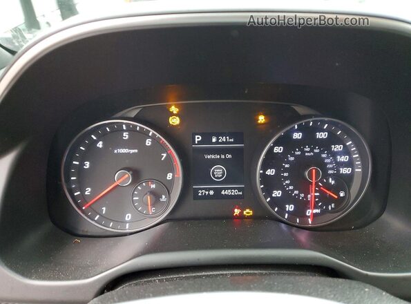 KMHD04LB9LU086004 2020 HYUNDAI ELANTRA Черный Вид щитка приборов