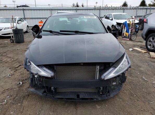 KMHD04LB9LU086004 2020 HYUNDAI ELANTRA Черный Вид спереди