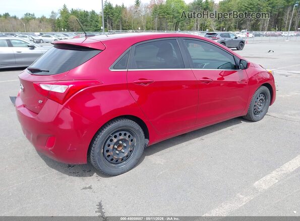 KMHD35LH0HU384028 2017 HYUNDAI ELANTRA GT Красный Задняя правая четверть