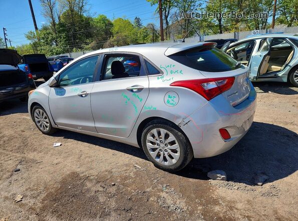 KMHD35LH2HU377422 2017 HYUNDAI ELANTRA Серебряный Задняя левая четверть