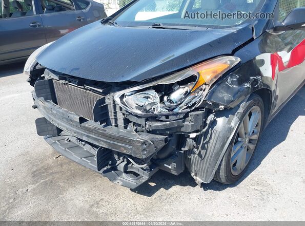 KMHD35LH4GU255210 2016 HYUNDAI ELANTRA GT Black Front view