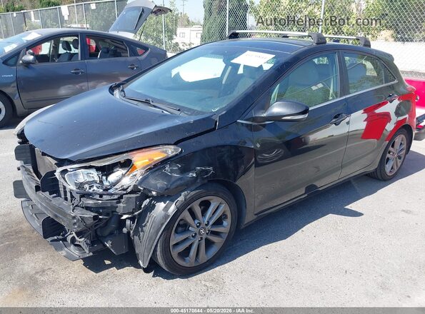 KMHD35LH4GU255210 2016 HYUNDAI ELANTRA GT Black Front left