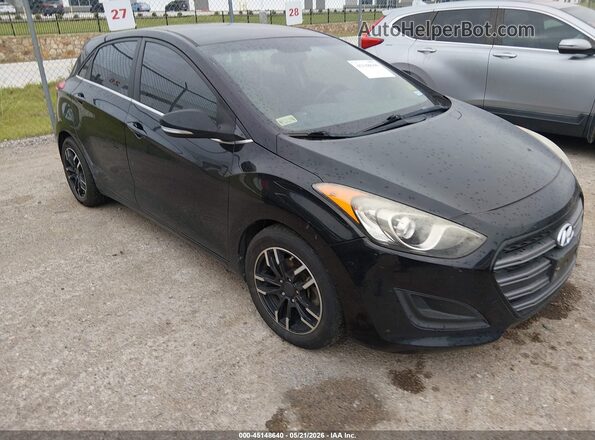 KMHD35LH6GU295093 2016 HYUNDAI ELANTRA GT Black წინა მარჯვენა