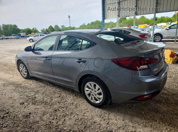KMHD74LF0KU863800 2019 HYUNDAI ELANTRA Серый Задняя левая четверть